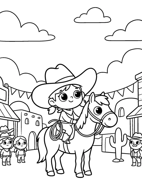 Cassie & Tornado — Color it