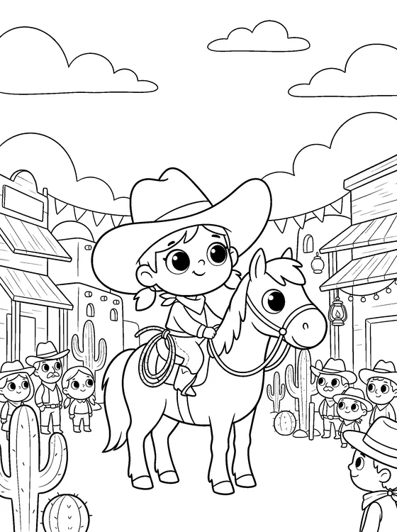 Cassie & Tornado — Color it