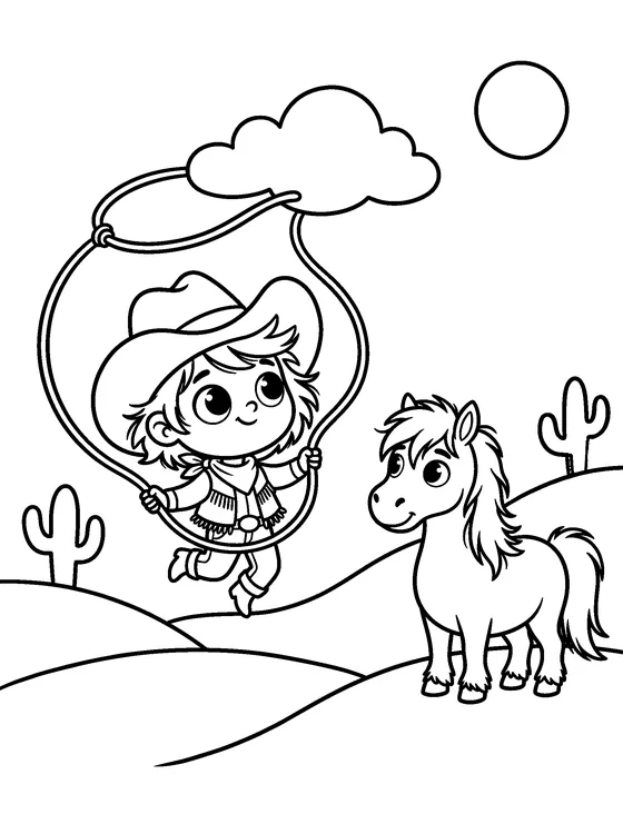 Cassie & Tornado — Color it