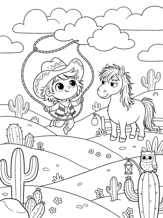 Cassie & Tornado — Color it