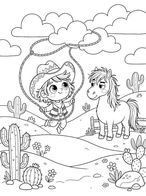 Cassie & Tornado — Color it