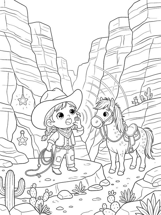Cassie & Tornado — Color it