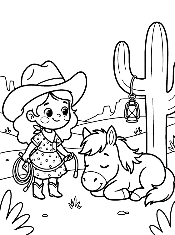 Cassie & Tornado — Color it