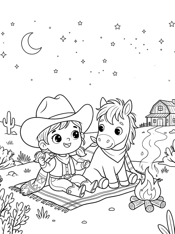 Cassie & Tornado — Color it