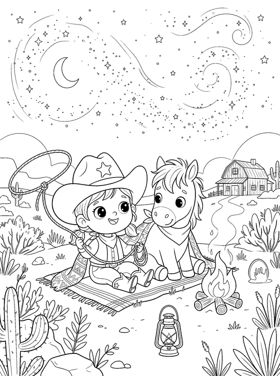 Cassie & Tornado — Color it