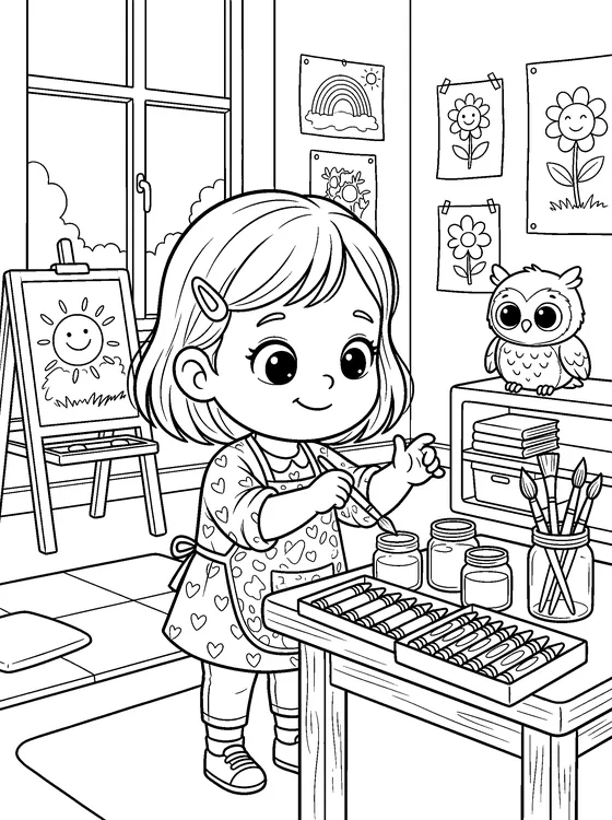 Preschool — Color it