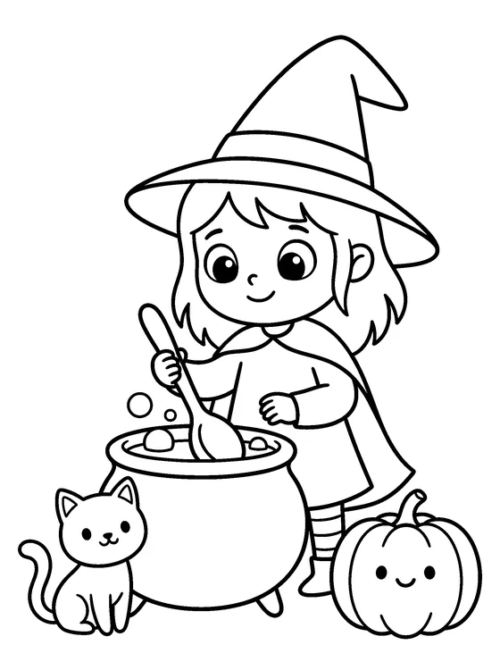 Halloween — Color it