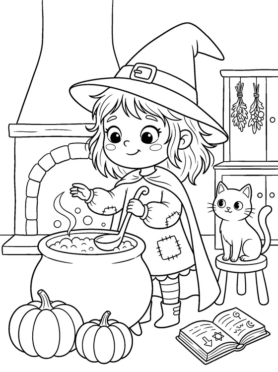 Halloween — Color it
