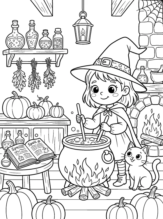 Halloween — Color it