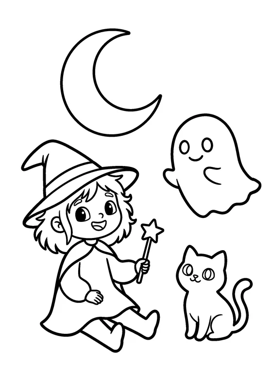 Halloween — Color it