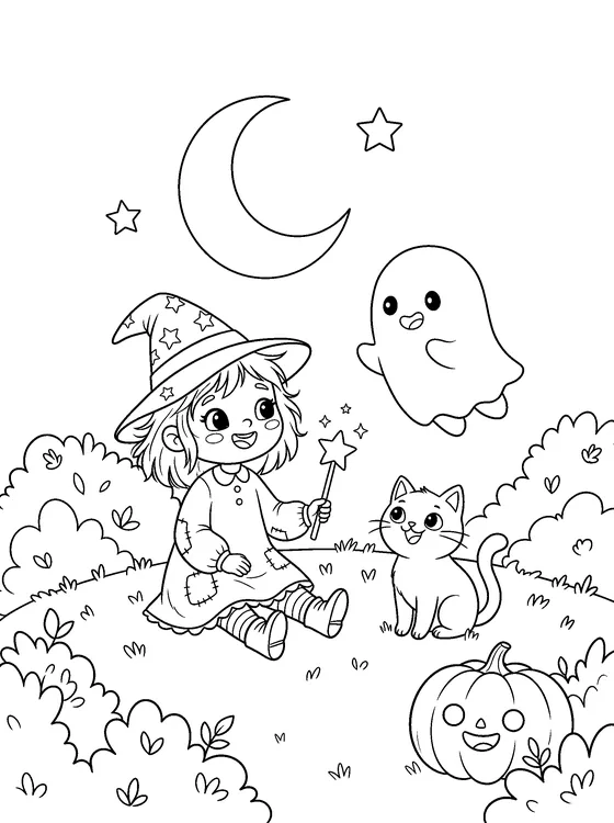 Halloween — Color it