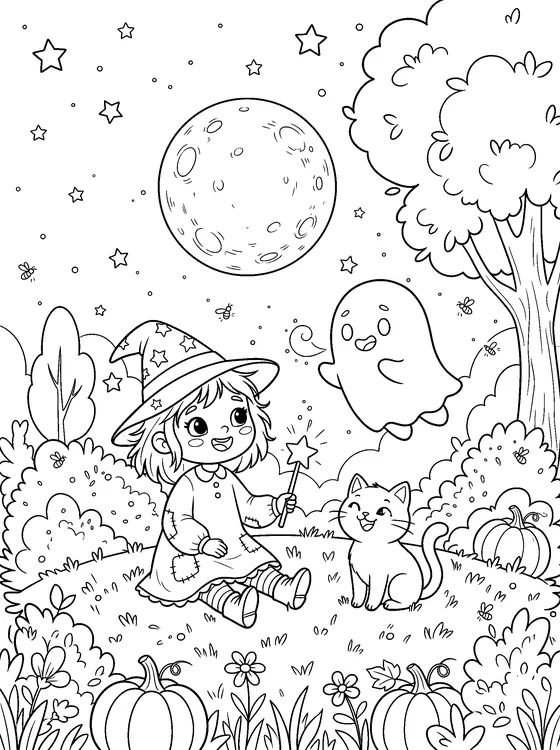Halloween — Color it