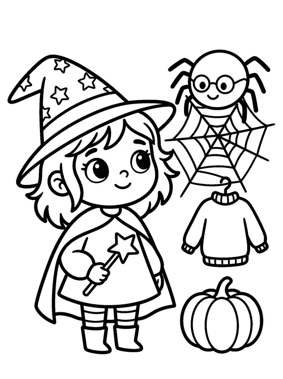 Halloween — Color it