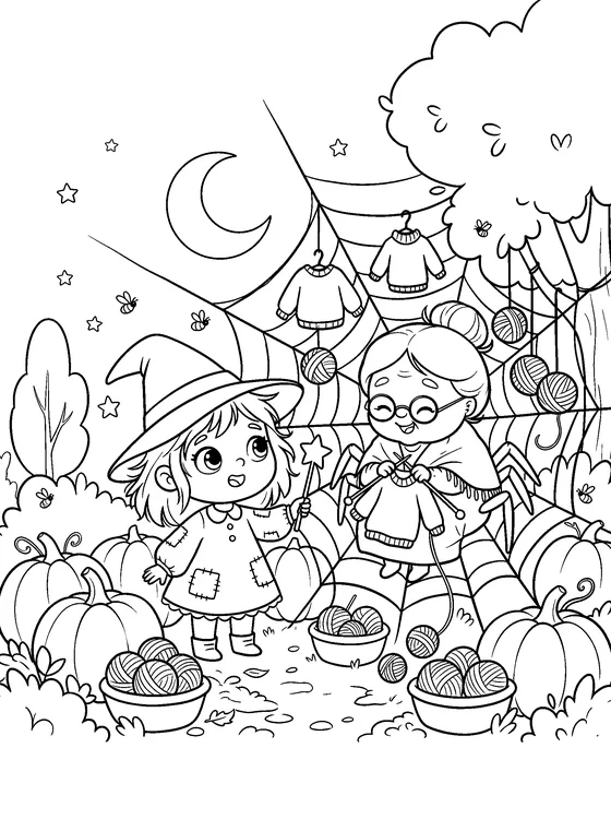 Halloween — Color it