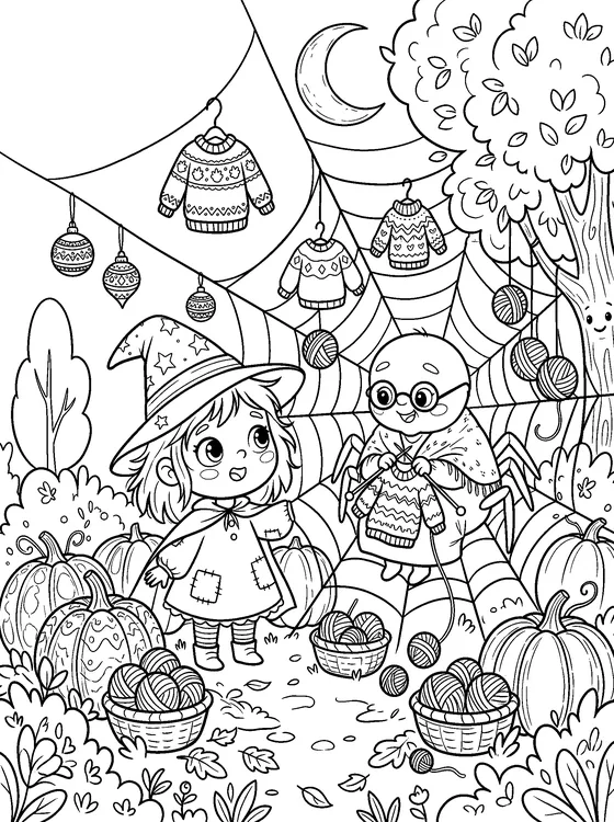 Halloween — Color it