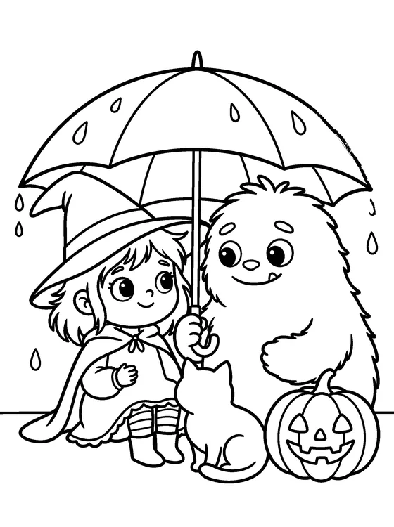 Halloween — Color it