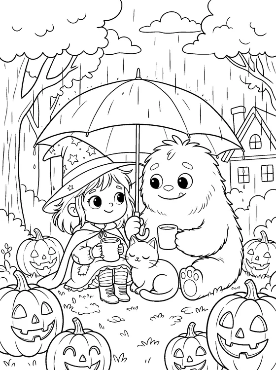 Halloween — Color it