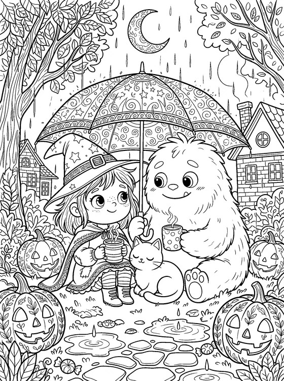 Halloween — Color it
