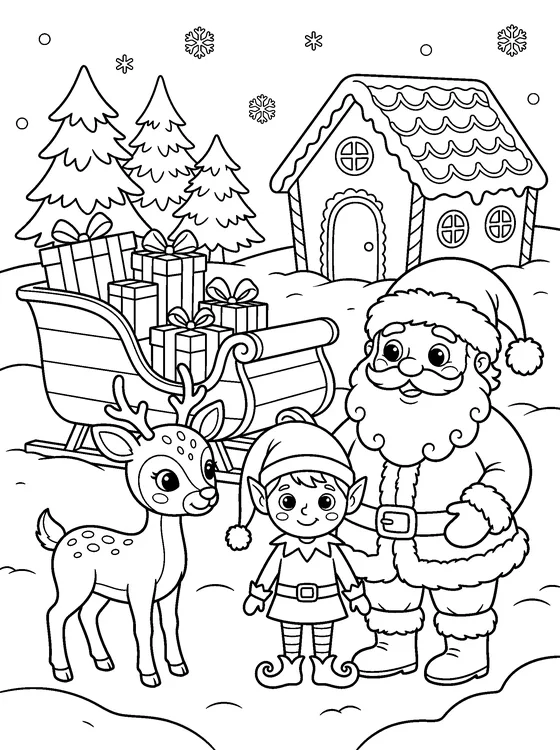 Santa Claus — Color it