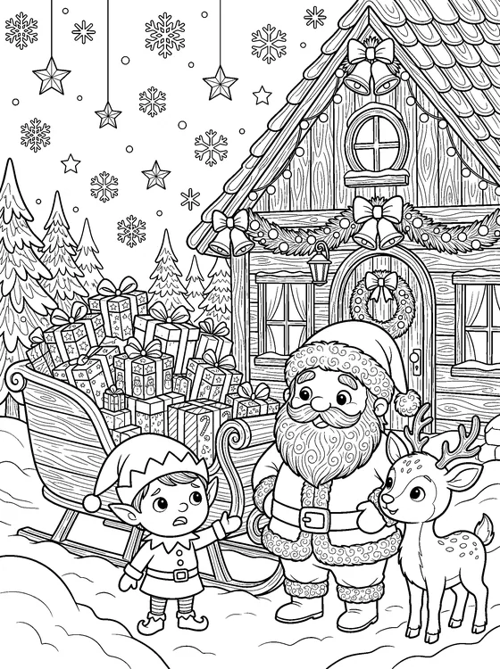 Santa Claus — Color it