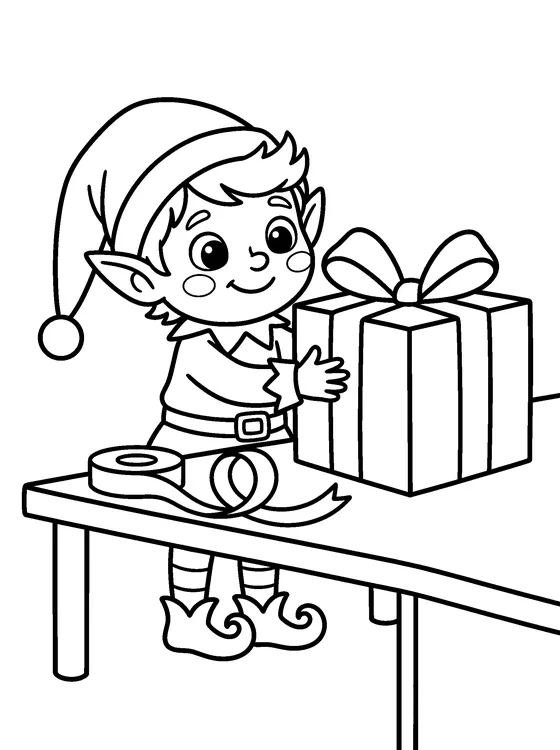 Santa Claus — Color it