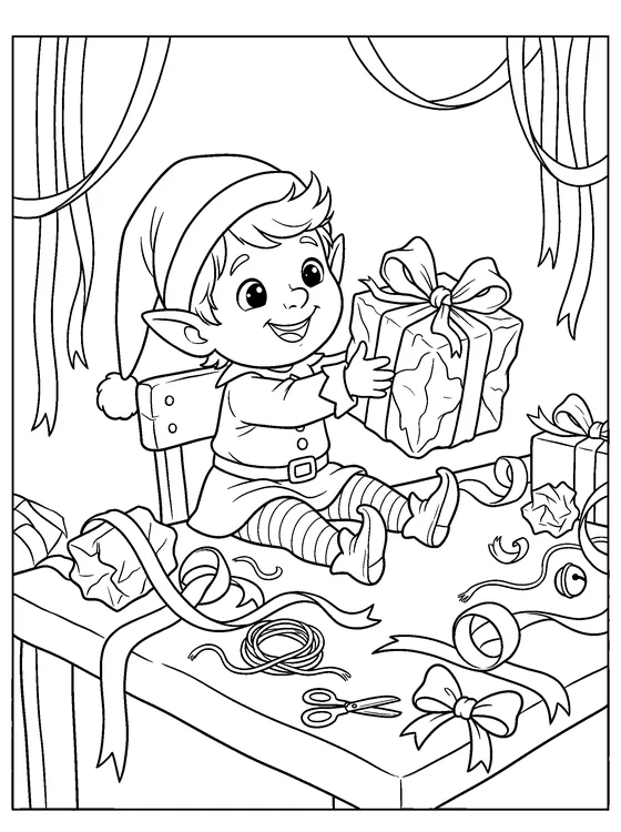 Santa Claus — Color it