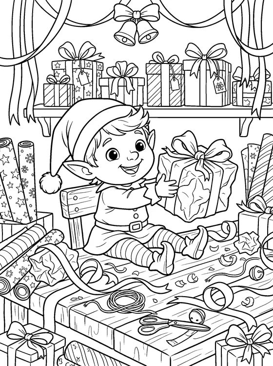 Santa Claus — Color it