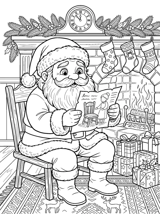 Santa Claus — Color it