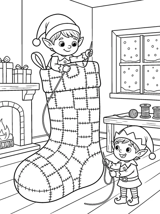 Santa Claus — Color it