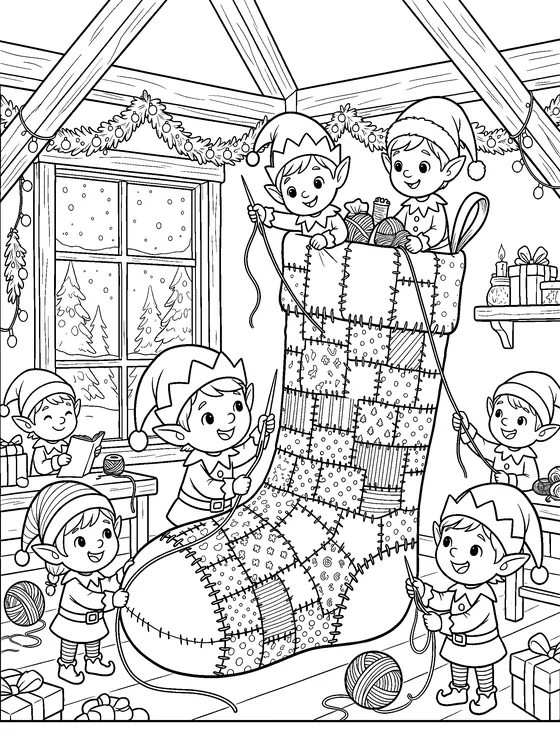 Santa Claus — Color it