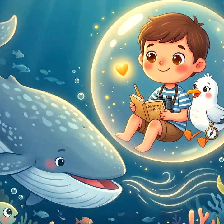 Illustration Tilibou · Marin et sa mouette Plume