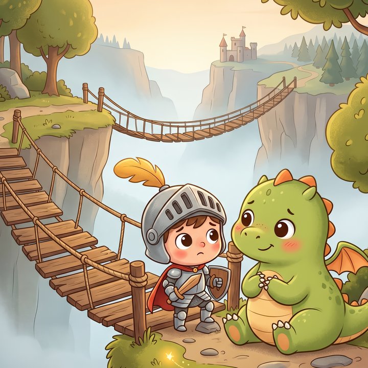 Illustration Tilibou · Léo le petit chevalier et Pistache le dragon